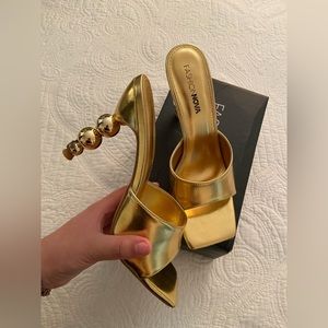Fashion Nova heeled mules